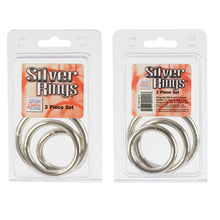Load image into Gallery viewer, Silver Ring 3 Piece Set
