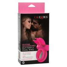 Load image into Gallery viewer, Silicone Rechargeable Butterfly Dual Ring
