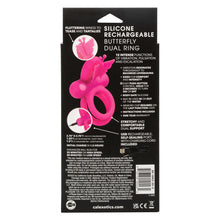 Load image into Gallery viewer, Silicone Rechargeable Butterfly Dual Ring
