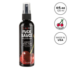 Load image into Gallery viewer, Fuck Sauce Cherry Oral Play 4 Oz
