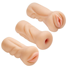 Load image into Gallery viewer, Cloud 9 Trio Stroker Pussy Ass Mouth Masturbator Kit
