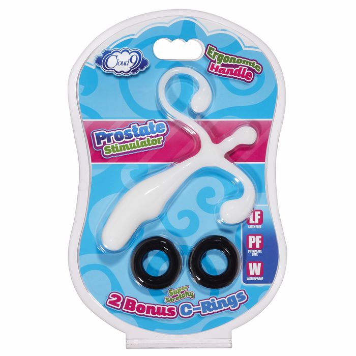 Cloud 9 Prostate Stimulator Kit White W-c Rings