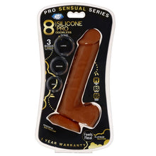 Load image into Gallery viewer, Pro Sensual Premium Silicone Dong W/ 3 C Rings
