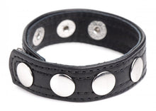 Load image into Gallery viewer, Strict Leather Cock Speed Snap Cock Ring Black
