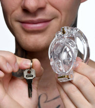 Load image into Gallery viewer, Master Series Custome Lockdown Chastity Cage Clear
