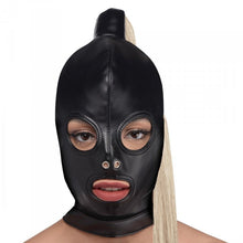 Load image into Gallery viewer, Strict Blonde Ponytail Bondage Hood
