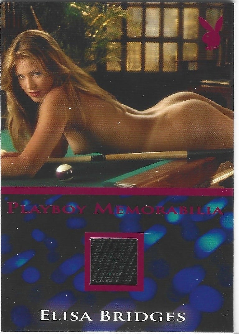 Playboy's Spotlight Elisa Bridges Pink Foil Memorablle Card
