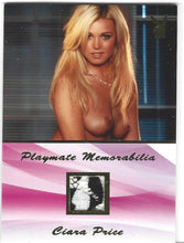 Load image into Gallery viewer, Playboy Centerfold Update 6 Ciara Price Memorabilia Card
