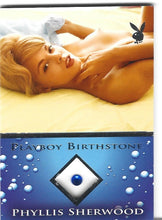 Load image into Gallery viewer, Playboy Bathing Beauties Phyllis Sherwood Platinum Foil Birthstone Card
