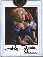 Load image into Gallery viewer, Playboy 50th Anniversary Karen Foster Red Foil Autograph Card
