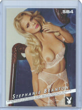 Load image into Gallery viewer, Playboy&#39;s Hot Shots Stephanie Branton Platinum Foil Autograph Card!
