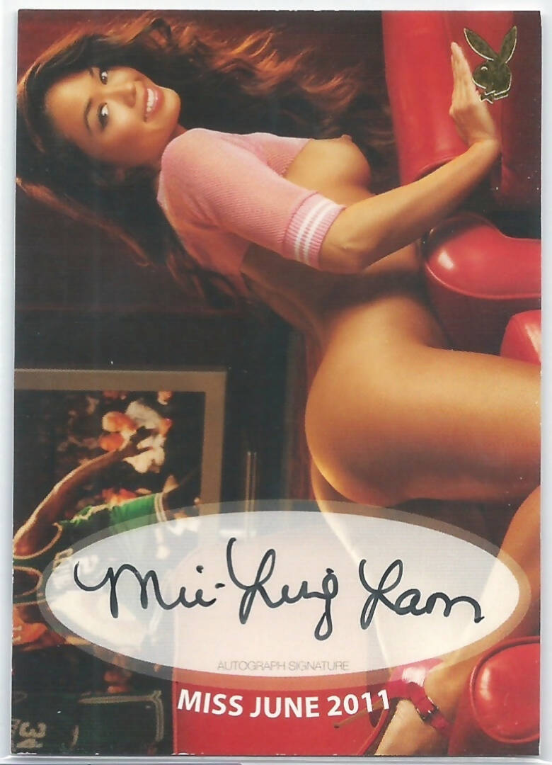 Playboy Centerfold Update 6 Mei-Ling Lam Autographed Card