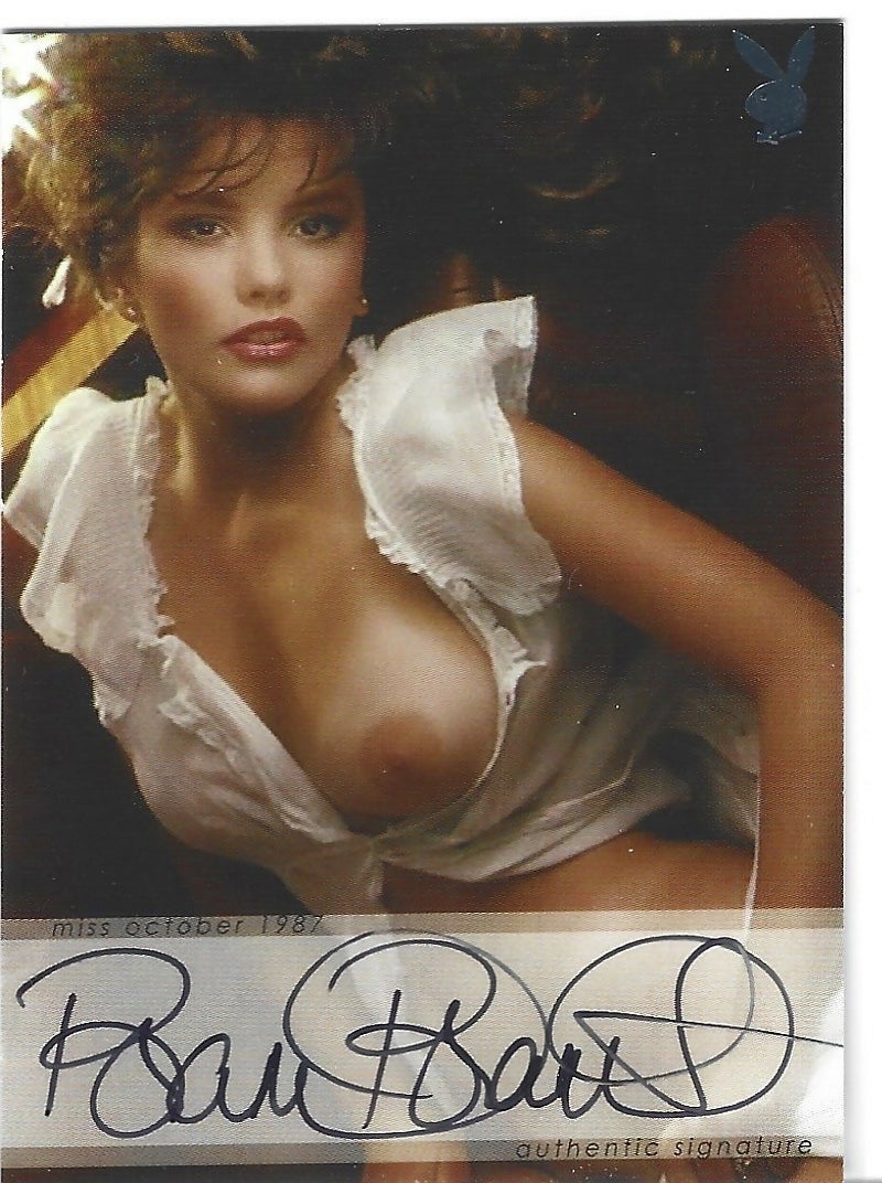 Playboy's Hot Shots Brandi Brandt Platinum Foil Autograph Card!
