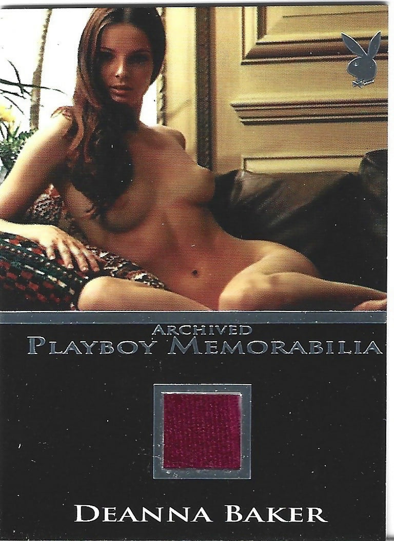 Playboy's Playmates In Paradise Deanna Baker Platinum Foil Archive Memorabilia Card