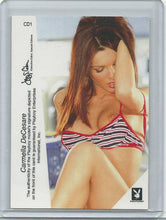 Load image into Gallery viewer, Playboy Girls of Summer Carmella DeCesare Autograph Card CD1
