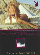 Load image into Gallery viewer, Playboy Lingerie Dreams Pamela Anderson Pink Foil Archived Memorabilia Card
