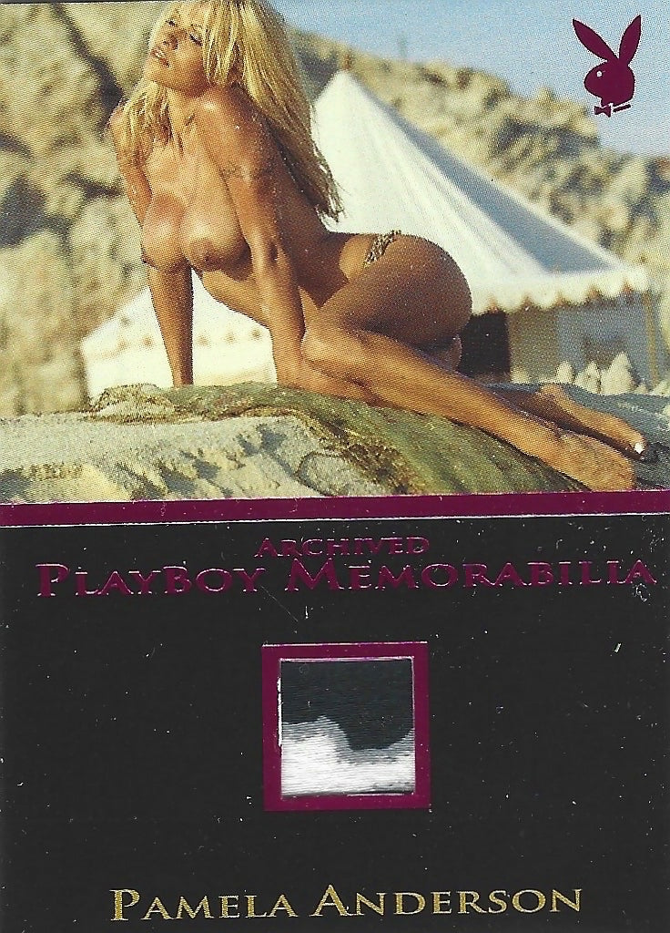 Playboy Lingerie Dreams Pamela Anderson Pink Foil Archived Memorabilia Card