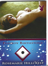 Load image into Gallery viewer, Playboy Bathing Beauties Rosemarie Hillcrest Pink Foil Birthstone Card
