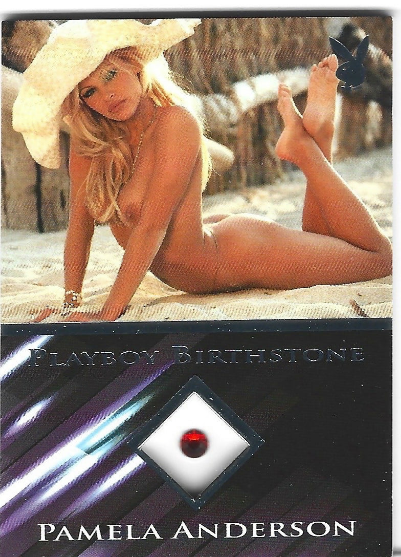 Playboy's Hot Shots Pamela Anderson Platinum Birthstone Card!