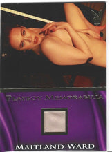Load image into Gallery viewer, Playboy&#39;s The Book Of Lingerie Vol. 2 Maitland Ward Gold Foil Memorabilia Card

