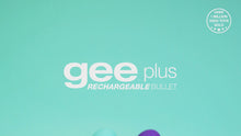 Load and play video in Gallery viewer, VeDO GEE PLUS Rechargeable Vibe - Into You Indigo
