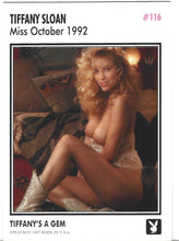 Load image into Gallery viewer, Playboy October Edition Tiffany Sloan Card #116
