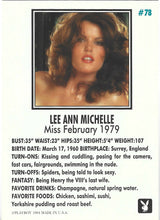 Load image into Gallery viewer, Playboy February Edition Lee Ann Michelle Card #78
