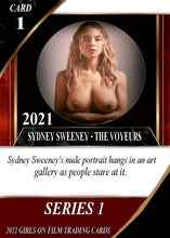 Load image into Gallery viewer, 2022 Girls on Film Series 1 Sydney Sweeney Nude Card
