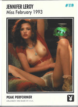 Load image into Gallery viewer, Playboy February Edition Jennifer LeRoy Card #119
