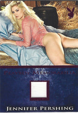 Load image into Gallery viewer, Playboy&#39;s Bare Assets Jennifer Pershing Pink Foil Memorabilla Card
