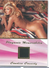 Load image into Gallery viewer, Playboy Centerfold Update 6 Candice Cassidy Memorabilia Card

