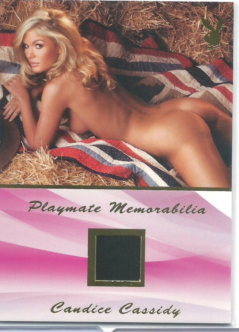Playboy Centerfold Update 6 Candice Cassidy Memorabilia Card