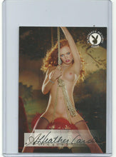 Load image into Gallery viewer, Playboy Playmate Review Heather Carolin Jumbo Gold Foil Autograph Card
