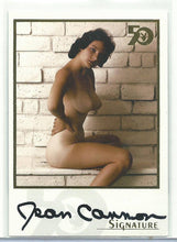 Load image into Gallery viewer, Playboy 50th Anniversary Jean Cannon Gold Foil Autograph Card
