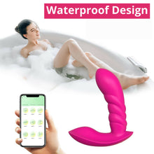 Load image into Gallery viewer, Honey &amp; Naughty Smart App Butterfly Panties Dildo Vibrator
