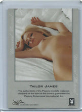 Load image into Gallery viewer, Playboy Vault Tailor James US Memorabilia Card (Silver)
