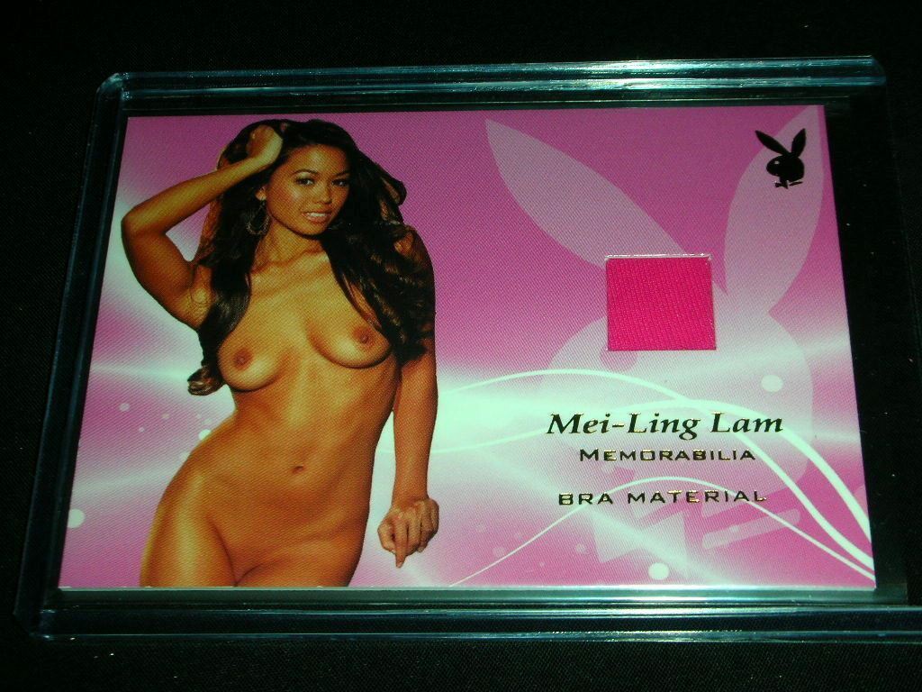 Playboy Update 6 Mei-Ling Lam Bra Material Gold Foil Spotlight Memorabilia