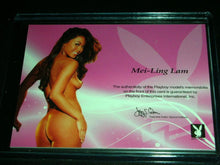 Load image into Gallery viewer, Playboy Update 6 Mei-Ling Lam Bra Material Gold Foil Spotlight Memorabilia
