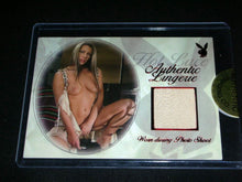 Load image into Gallery viewer, Playboy Lingerie Club Nancy Chevy Red Foil Memorabilia Card
