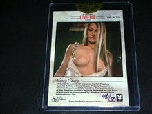 Load image into Gallery viewer, Playboy Lingerie Club Nancy Chevy Red Foil Memorabilia Card
