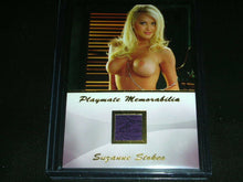 Load image into Gallery viewer, Playboy Centerfold Update 3 Suzanne Stokes Memorabilia Card
