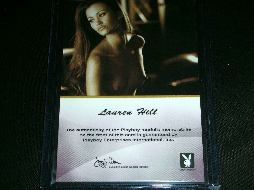 Playboy Centerfold Update 3 Lauren Hill Memorabilia Card