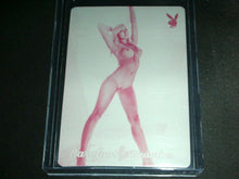 Load image into Gallery viewer, Playboy Barefoot Beauties Holly Wolf Press Plate Card
