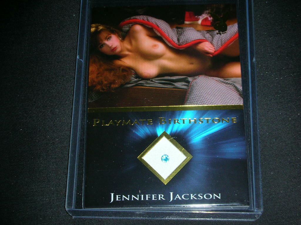 Playboy Wet & Wild 3 Jennifer Jackson Birthstone Card