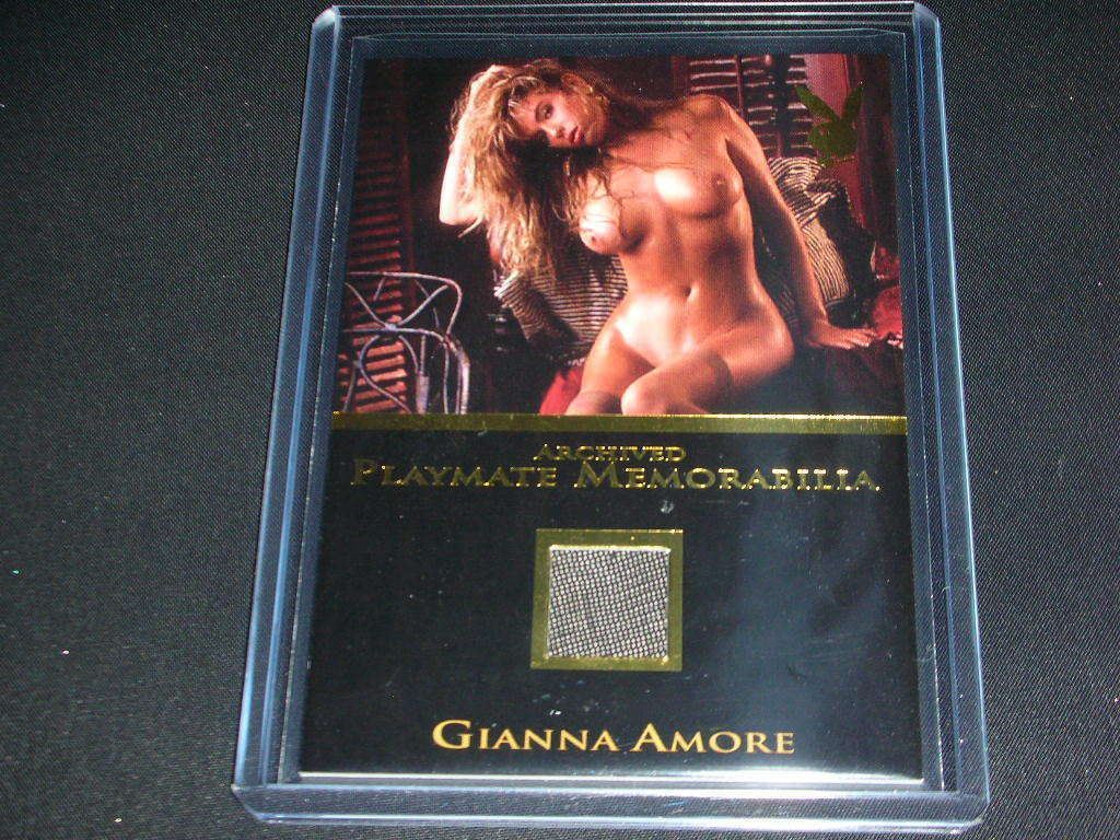 Playboy Lingerie Seduction Gianna Amore Archived Memorabilia Card
