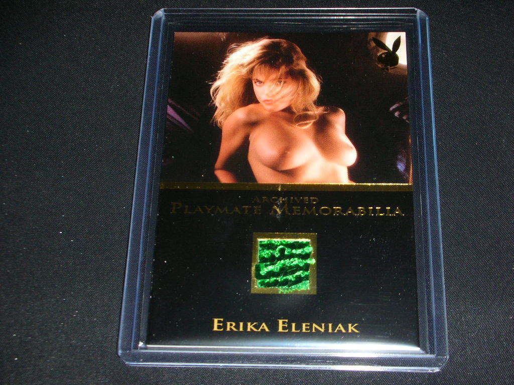 Playboy Lingerie Seduction Erika Eleniak Archived Memorabilia Card