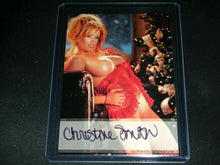 Load image into Gallery viewer, Playboy Sexy Vixens Christine Smith Pink Foil Auto Card
