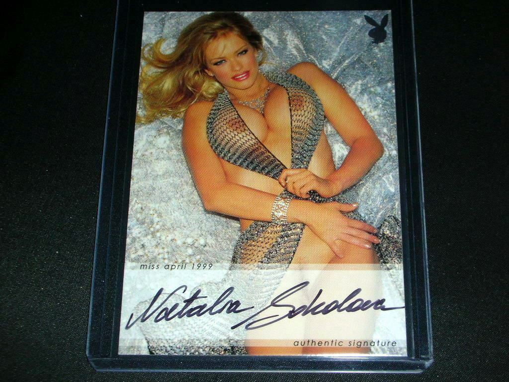 Playboy Sexy Vixens Natalia Sokolova Platinum Foil Auto Card