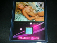 Load image into Gallery viewer, Playboy Sexy Vixens Heather Knox Memorabilia Card
