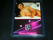 Load image into Gallery viewer, Playboy Sexy Vixens Iryna Ivanova Pink Foil Memorabilia Card

